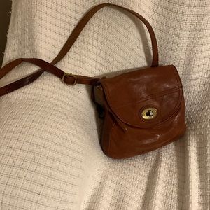 Vintage fossil cross body purse
